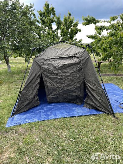 Шатер карповый и раскладушка Solar