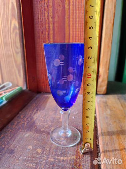 Рюмки, цветное стекло