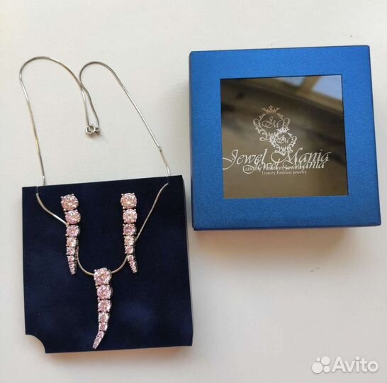 Серьги и подвеска jewel mania