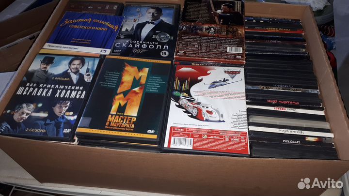 Диски DVD фильмы, мультики