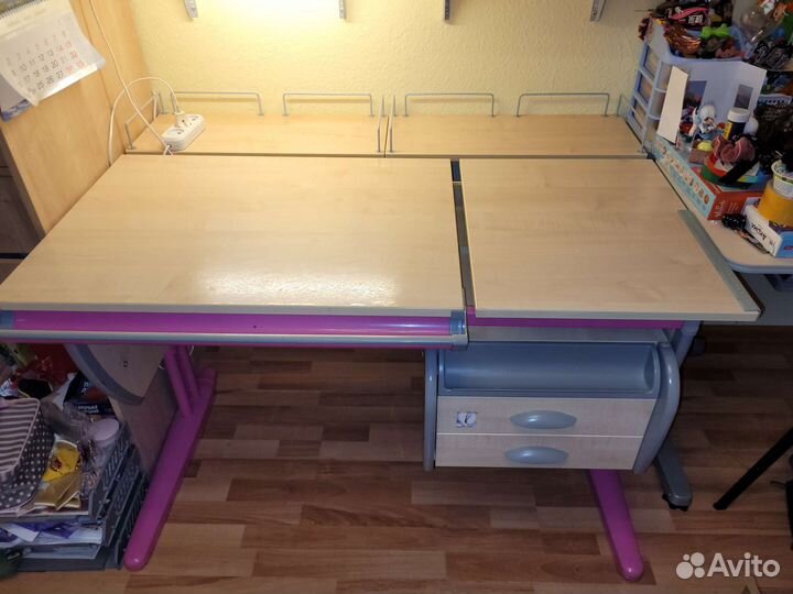 Растущая парта + стул Дэми
