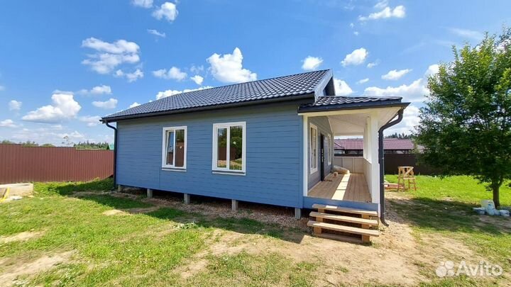 Каркасный дачный домик