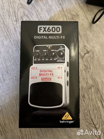 Behringer Fx600 Digital Multi-Fx Pedal Reverb