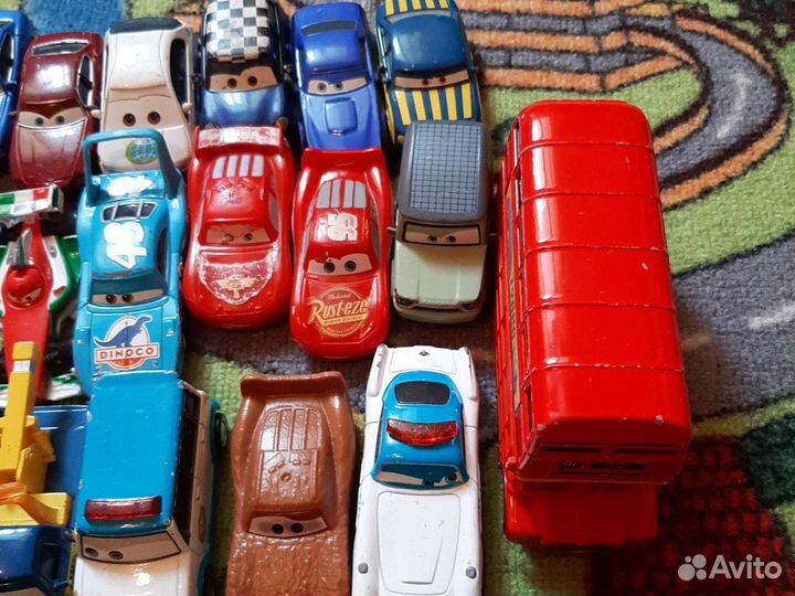 Машинки из мультфильма Тачки Mattel Метталические