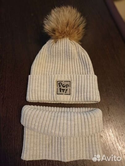 Зимняя шапка и снуд