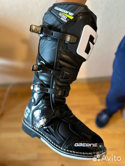 Мотоботы gaerne fastback endurance black 45 р