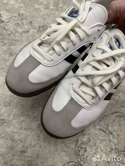 Кеды adidas samba og белые