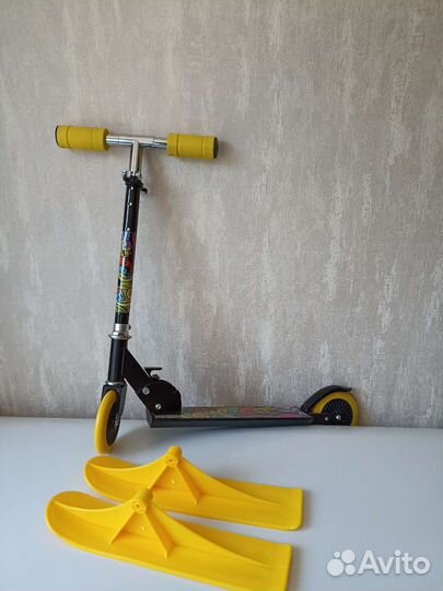 Детский снегокат-самокат