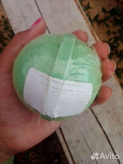 Бомбочки для ванны яблочный