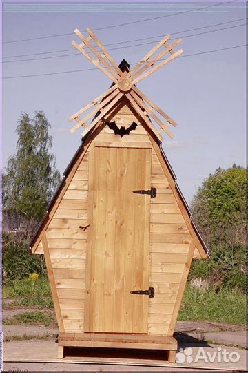 Дачный туалет с кошкой AQD