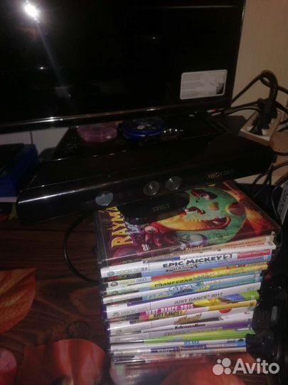 Xbox 360 elite120gb +кинект+игры +охлаждение