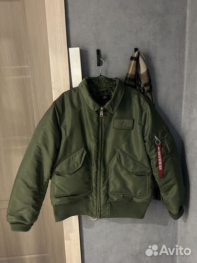 Бомбер alpha industries мужской