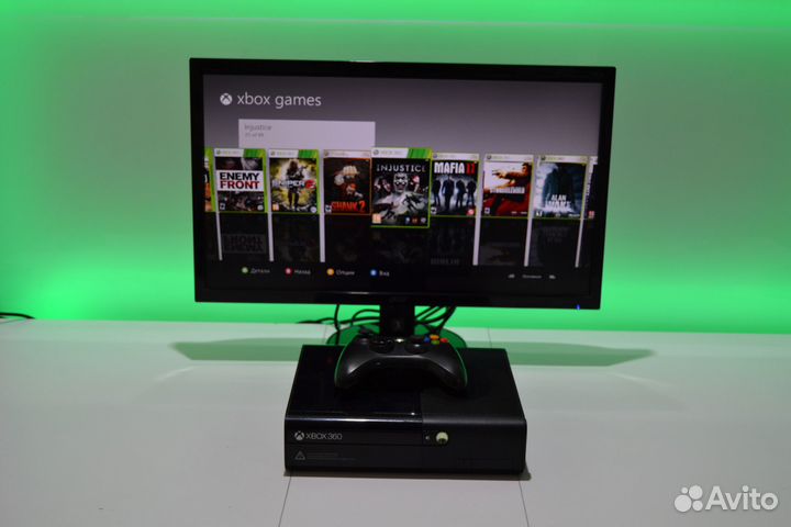 Xbox 360E 500Gb + 69 Игр (Freeboot)