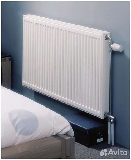Радиатор отопления стальной с боковым подключением