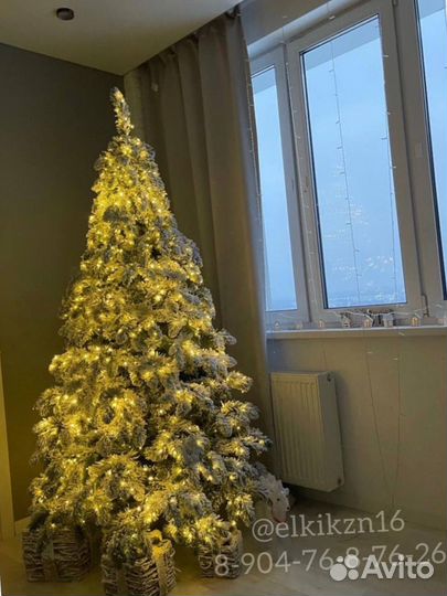 Елка искусственная заснеженная премиум