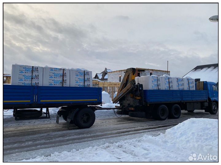 Газобетонные блоки с завода Bonolit