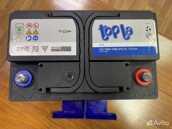 Аккумулятор 75 Ач Topla Top На Форд Мондео Низкий