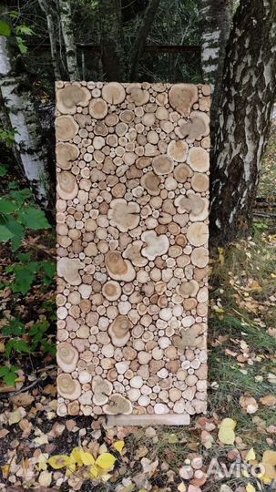 Панно из можжевельника