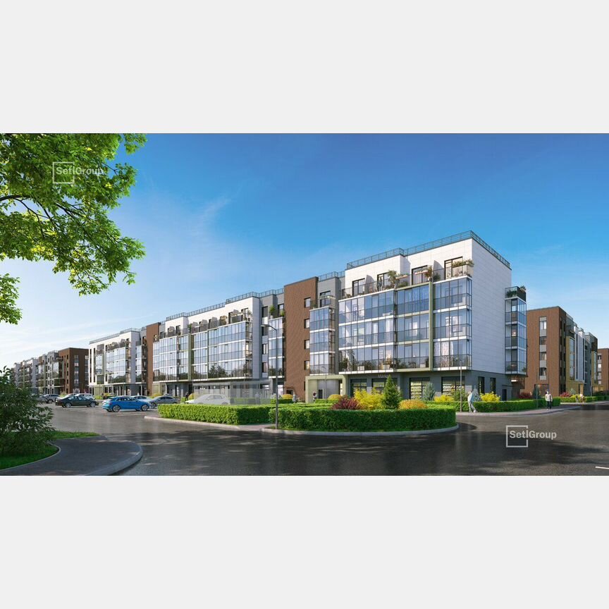 1-к. квартира, 37,6 м², 2/5 эт.