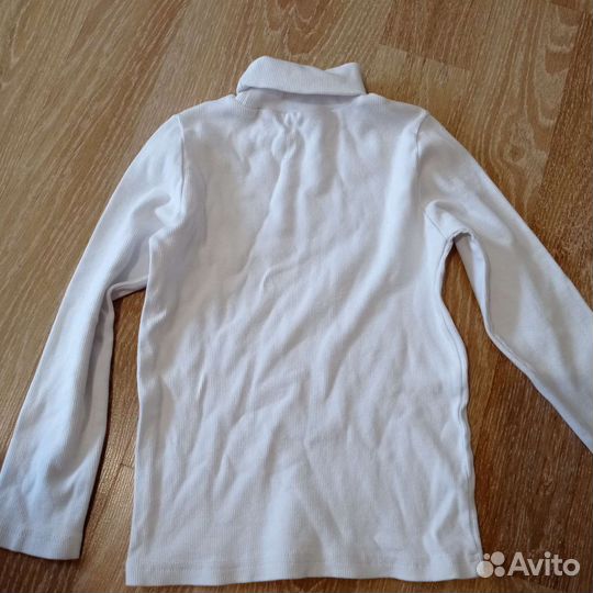 Блузка белая для девочек 134