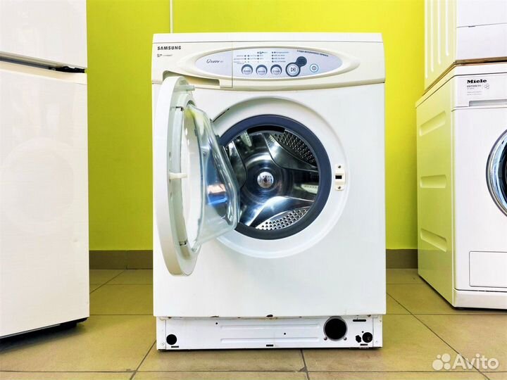Стиральная машина узкая бу Samsung. Гарантия