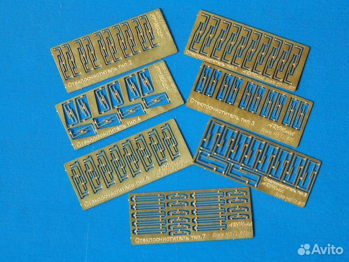 Зеркала и стеклоочистители 1:87