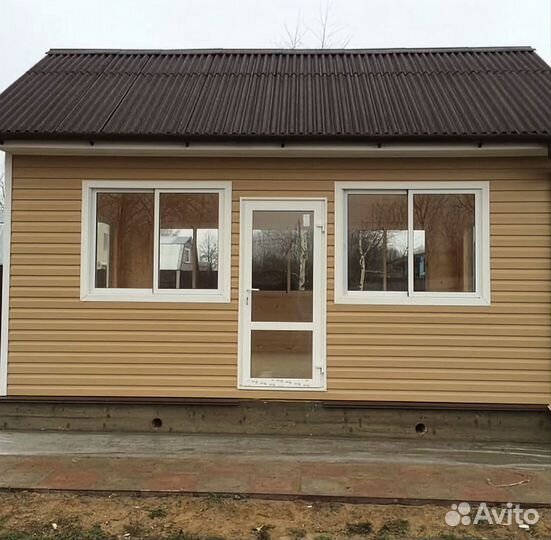 Монтаж фасадов: сайдинг, блок-хаус, брус