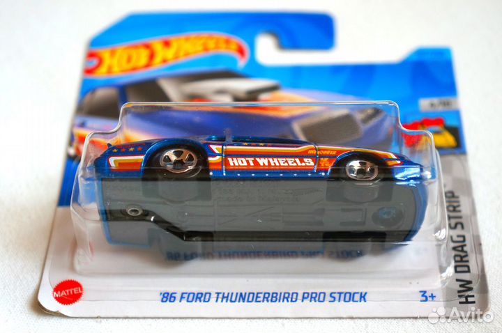 Hot Wheels 1986 Ford Thunderbird Pro Stock (Blue)