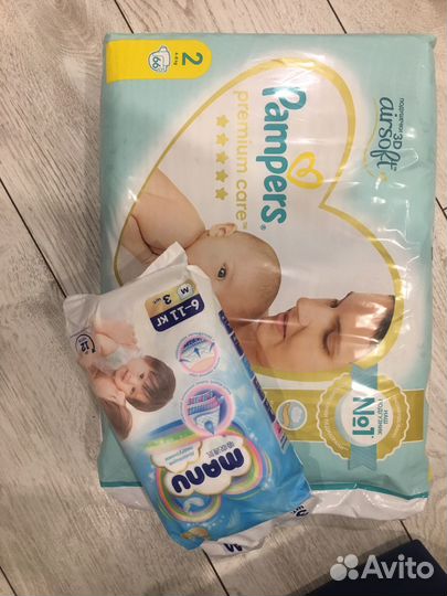 Подгузники Manu 3 размер