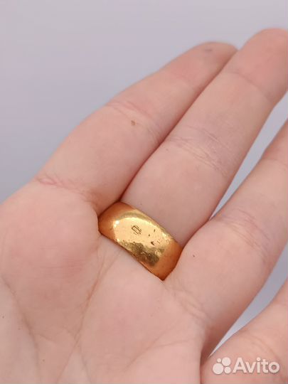 Кольцо вставка монета металл Англия первая половин
