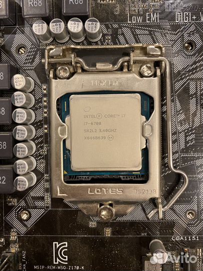 Процессор intel core i7 7600+Asus z170k