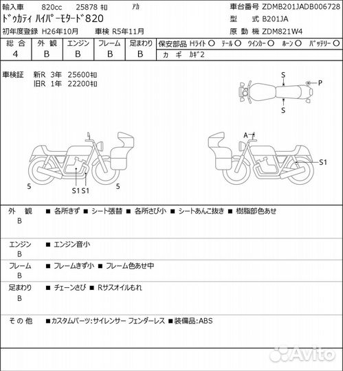 Ducati 821 HM 2013 (свежее поступление)