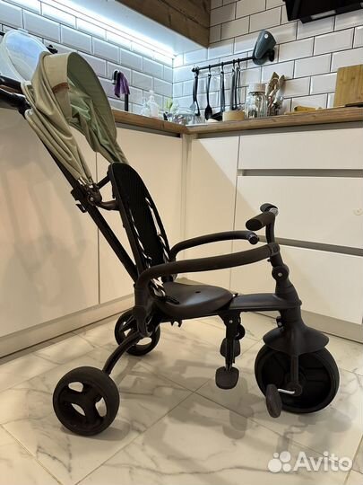 Велосипед - коляска с ручкой happy baby