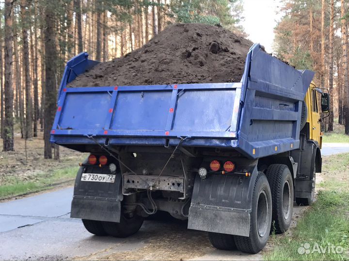 Песок Щебеь любой фракции Земля Торф Сапропель
