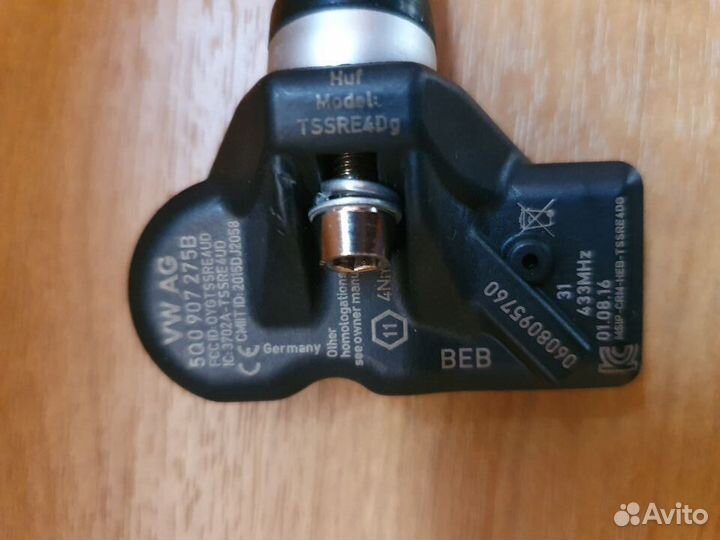 Оригинальные датчики давления в шинах Ауди Фрльксв