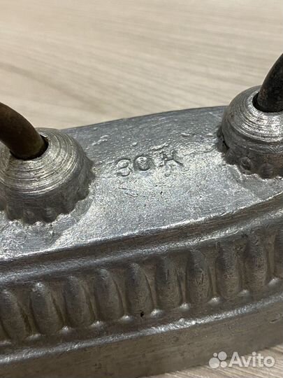 Утюг старинный СССР маленький детский