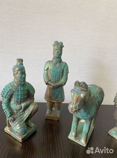 Фигурки солдатов китайской армии гипс