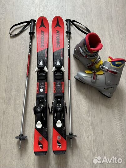 Горные лыжи детские 90 см