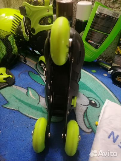 Роликовые коньки детские раздвижные