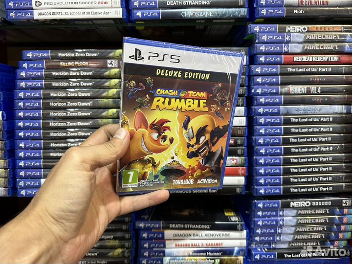 Crash team rumble ps 5 диск новый