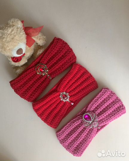 Повязка Чалма с брошкой