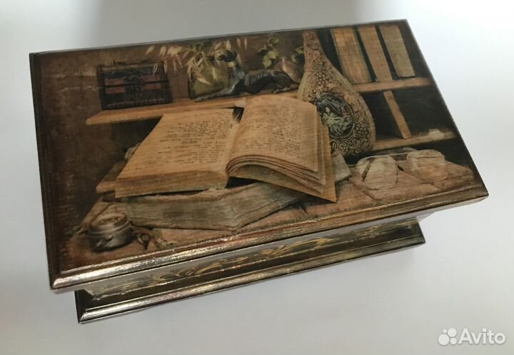 Шкатулка.ручная работа.дерево