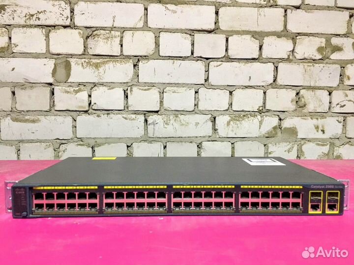 Коммутат Cisco WS-C2960-48TC-L L2,48x100,2xGE/SFP