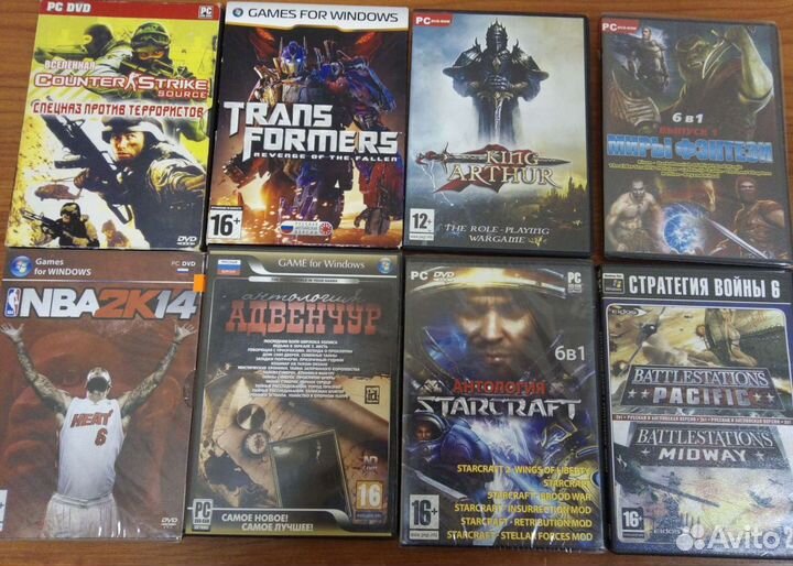 Игры компьютерные на дисках