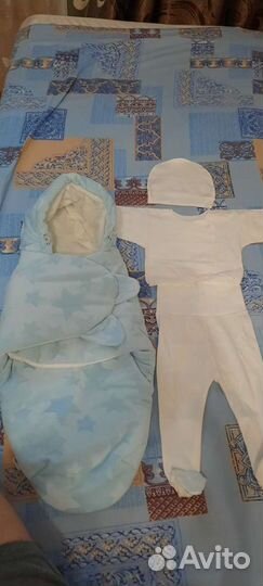 Комплект на выписку для мальчика