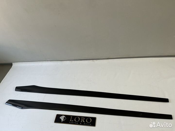 Лезвия на пороги BMW F06 F12 F13 карбон