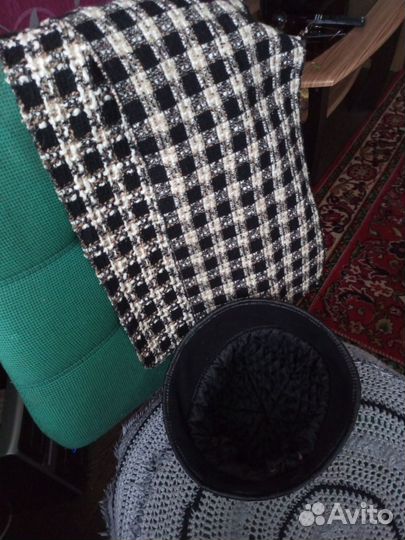 Шляпа женская с шарфом