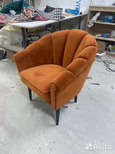 Кресло для кафе «Куршавель», шенил