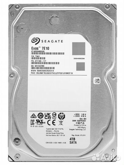 Hdd 4 tb Seagate Exos 7E10 ST4000NM000B