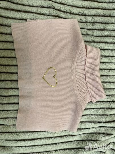 Комплект шапка и манишка детская 42-44